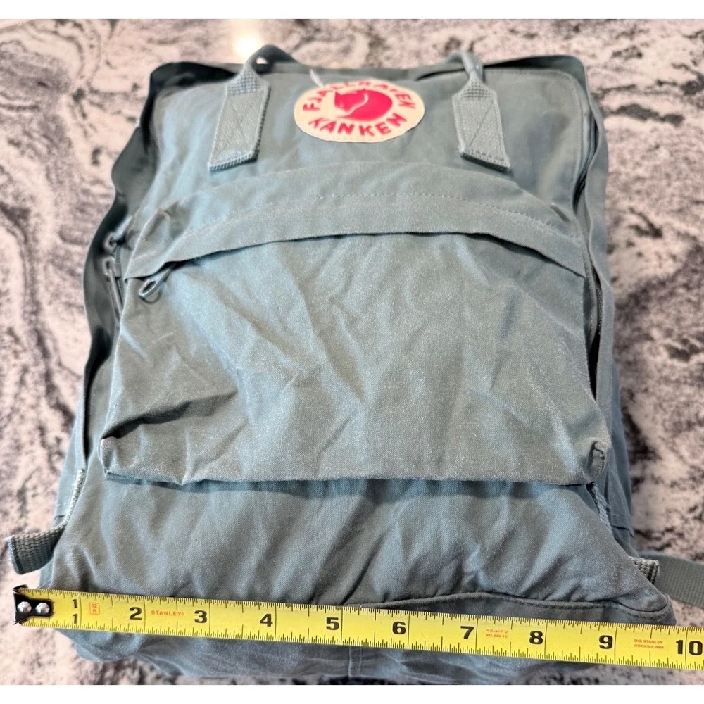 Fjallraven Kanken Classic Backpack Slate Blue Dusty Green School Travel Bag